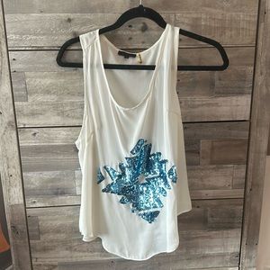 Francesca’s sequin tank- size medium